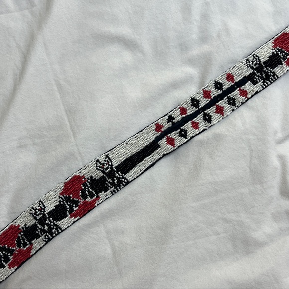 HTC Hollywood Trading Company Beaded Belt Rare - Picture 4 of 6